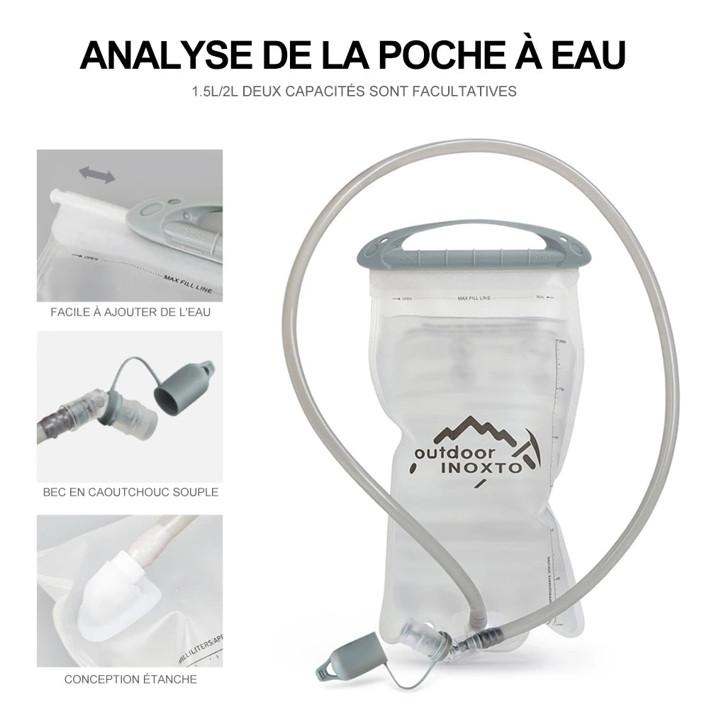 INOXTO 5L Trail Running Backpack and its 1.5L Hydration Pocket!