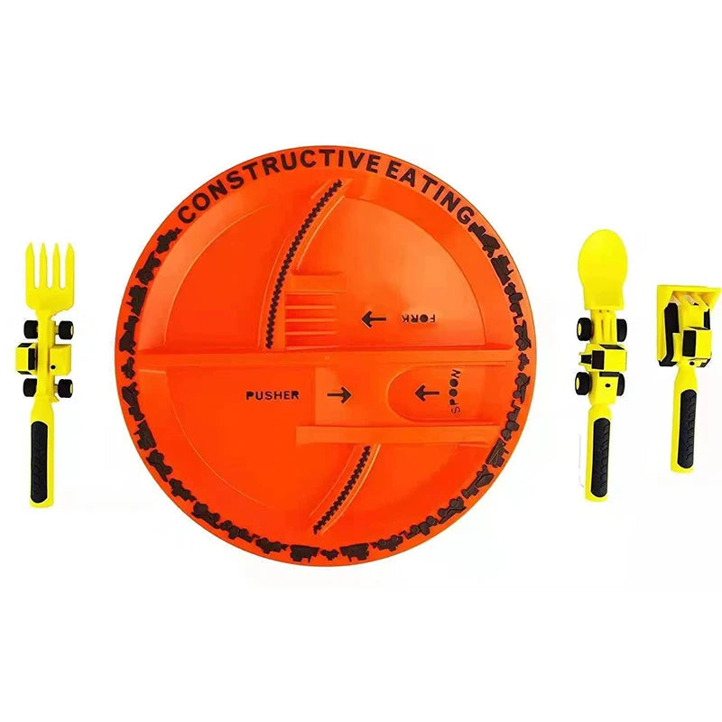 Bulldozer Bonanza: Mealtime becomes a construction game!