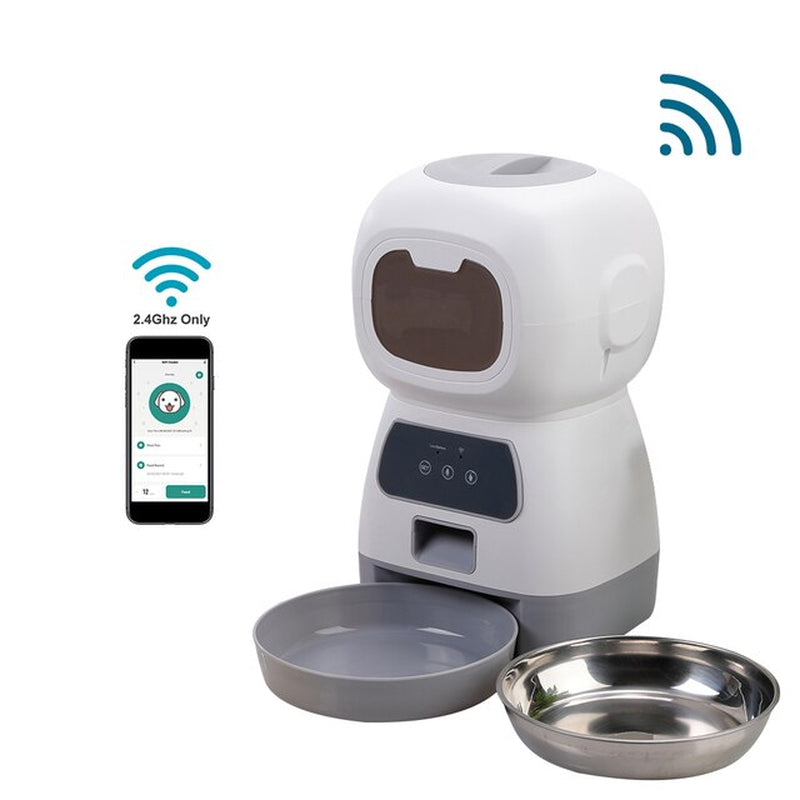 Mangeoire Automatique Intelligente 3.5L pour Animaux – Nourrissez avec Amour, Même à Distance