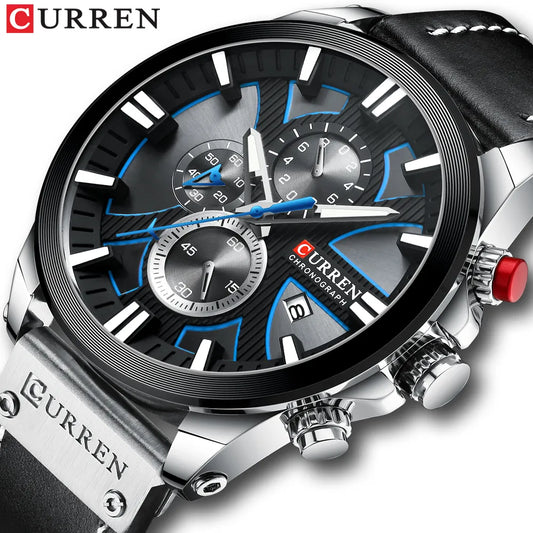 CURREN Men's Sport Chronograph Watch - Master Time with Style!